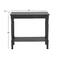 Black Traditional Wood Console Table, 32" x 32"